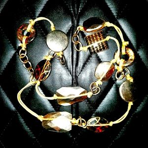 🤎Gorgous Gold & Brown Beaded Necklace🤎